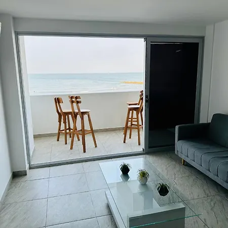Espectacular Ocean View, Apartamento De Dos Cuartos, Con Vista Al Mar, En Cartagena De Indias Exterior foto