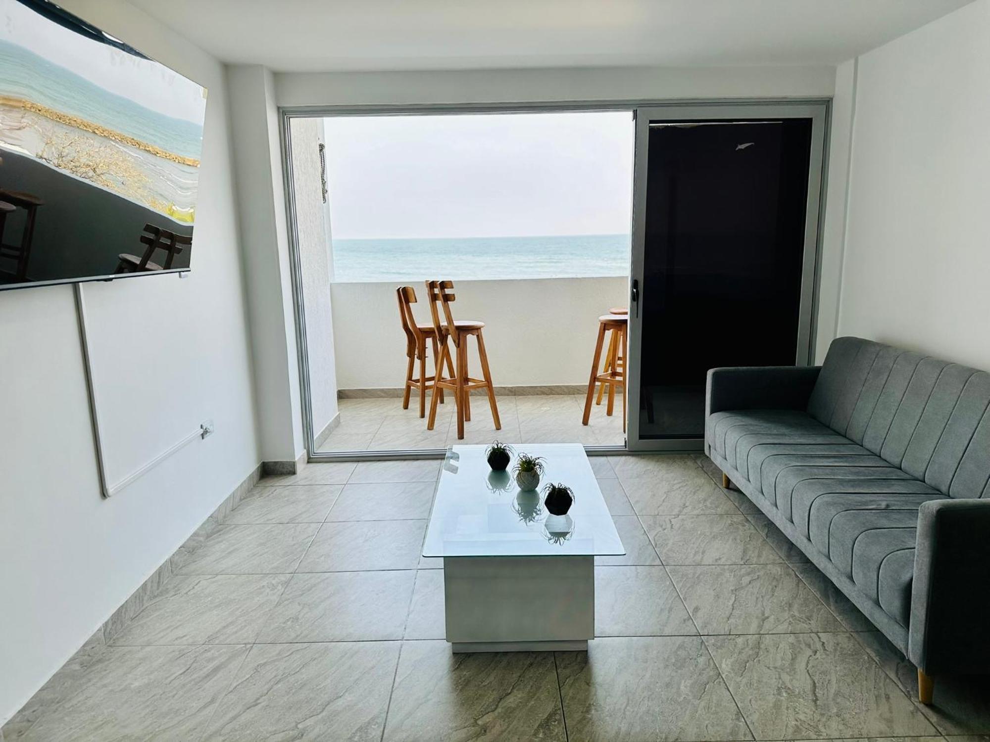 Espectacular Ocean View, De Dos Cuartos, Con Vista Al Mar, En De Indias Apartment Cartagena